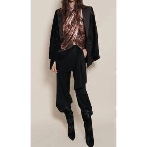 NEW JOHANNA ORTIZ outlaw pant in black